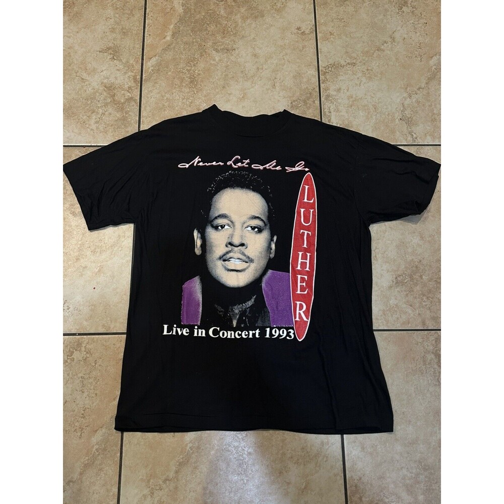 Rare Vintage 90s En Vogue Luther Vandross Tour T Shirt Hiphop Rap Tee Size XL